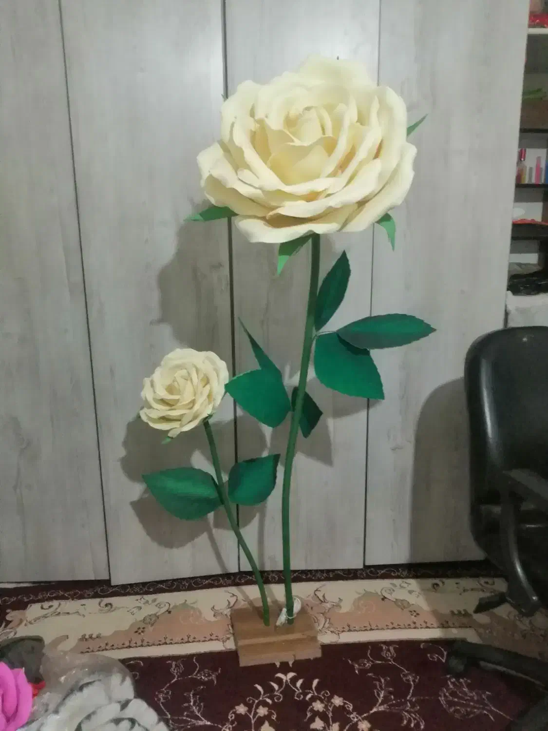 اباژور گل دکوری|چراغ خواب و آباژور|هشتگرد, قاسم آباد بزرگ|دیوار