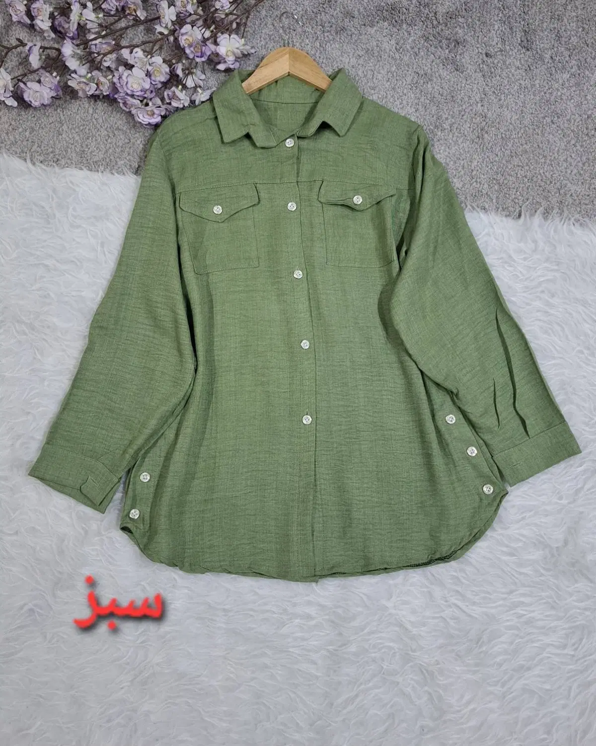 شومیز مانتویی شانتون زنانه بغل دکمه شیک و جدید|لباس|تهران, شهرک غرب|دیوار