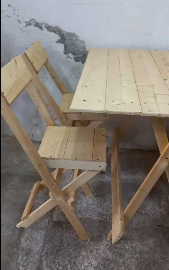 میز چوبی تاشو نو|میز و صندلی غذاخوری|لنگرود, |دیوار