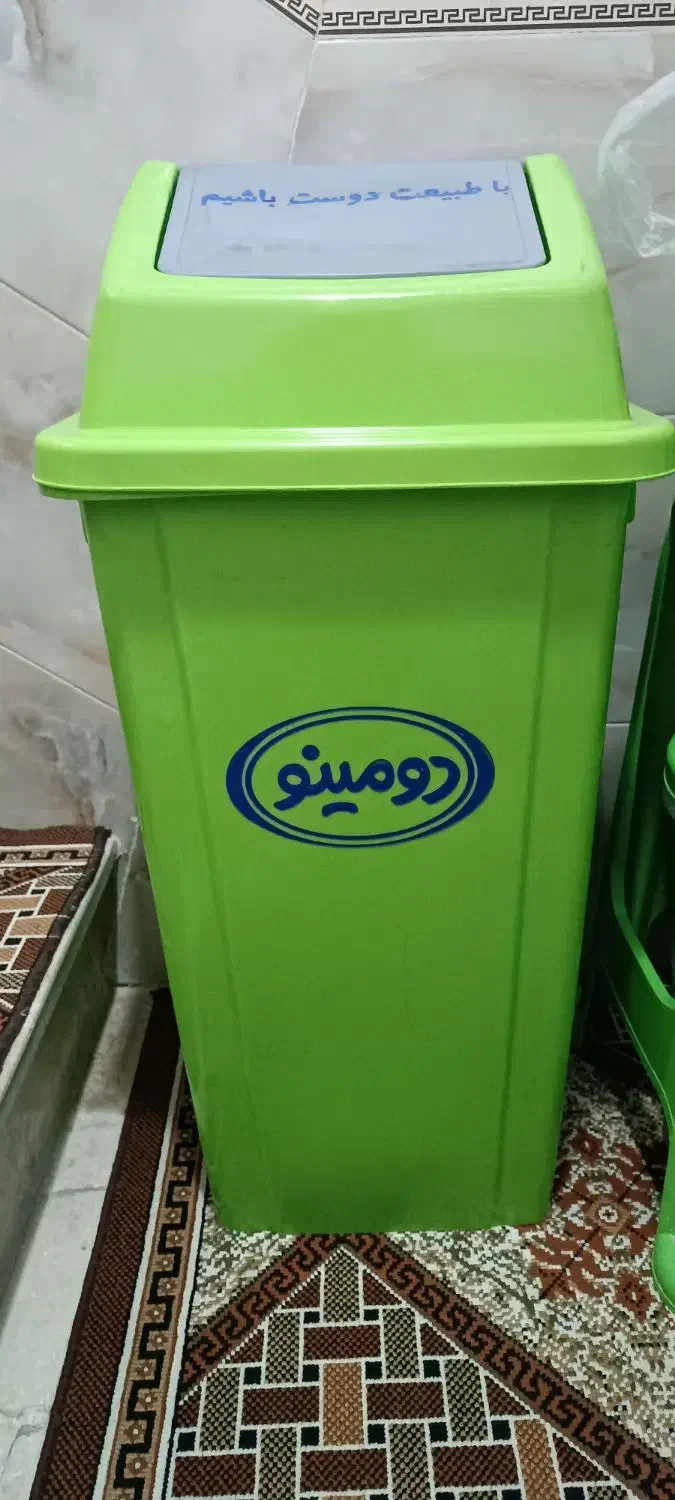 سطل آشغال بزرگ و محکم نو|ظروف نگهدارنده، پلاستیکی، یک‌بارمصرف|نسیم‌شهر, |دیوار