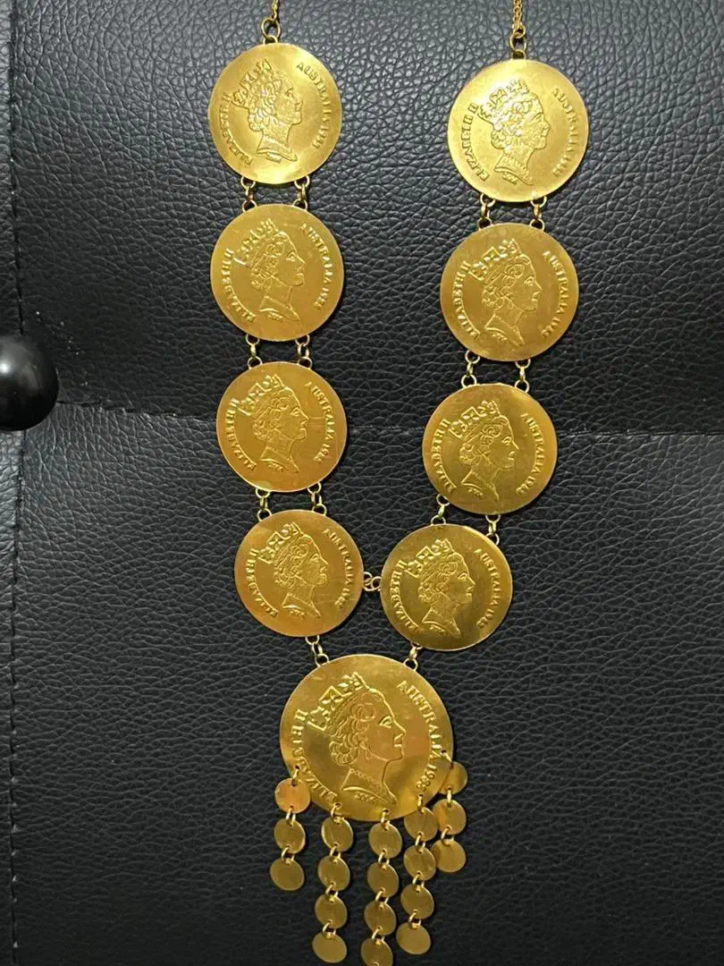 گردنبند سکه ای|جواهرات|یاسوج, |دیوار