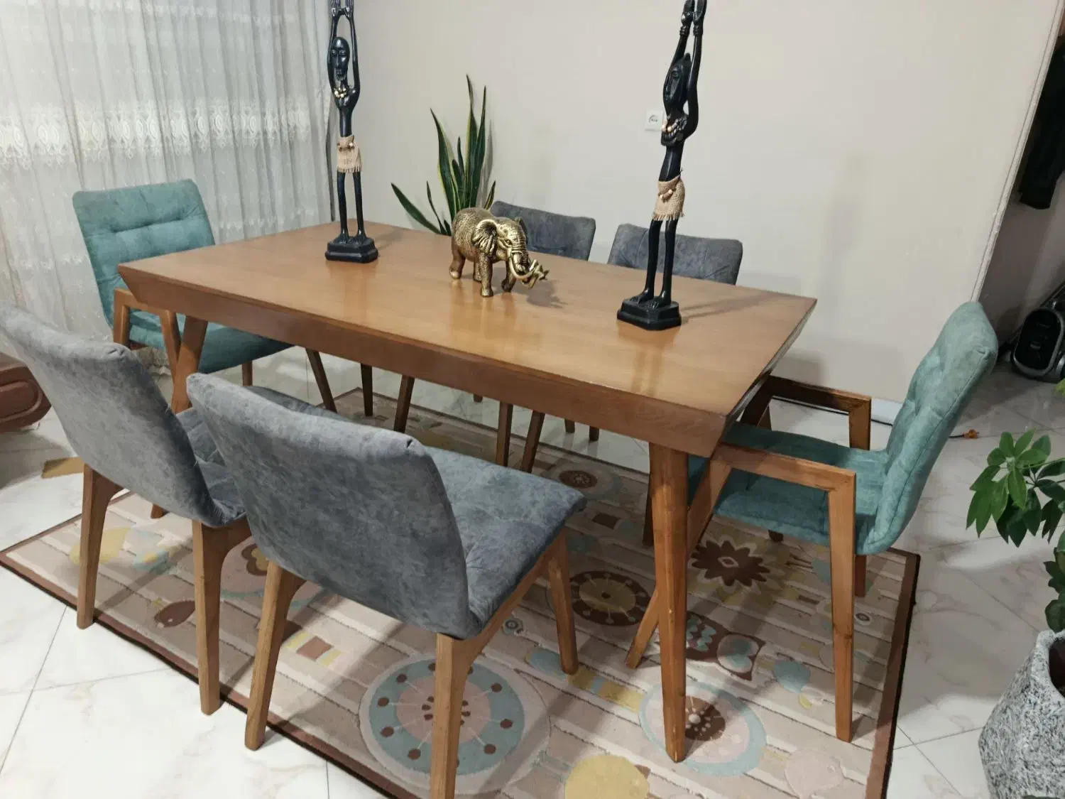 میز غذاخوری ۶نفره چوب راش|میز و صندلی غذاخوری|همدان, |دیوار
