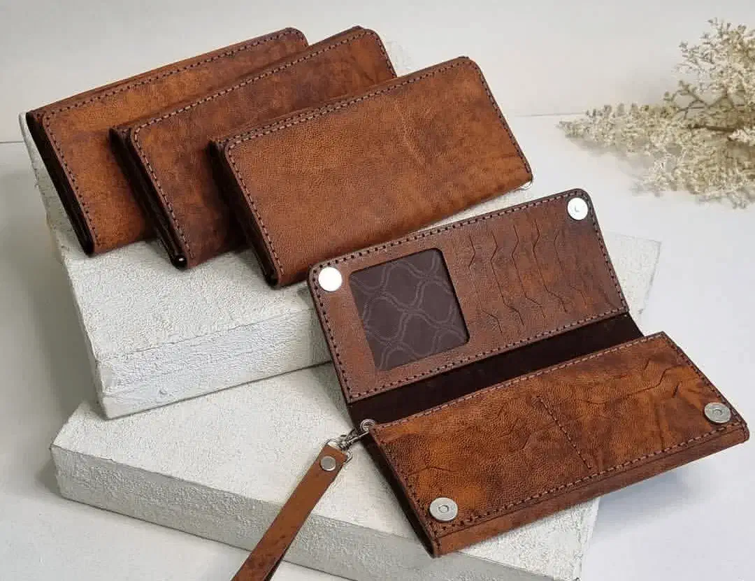 کیف پول و کمربند ست کامل چرم|کیف، کفش، کمربند|قزوین, |دیوار