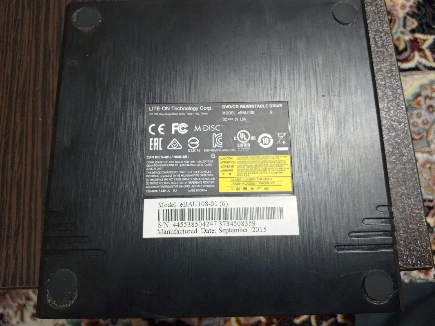 فروش درایو نوری اکسترنال Liteon eBAU 108|قطعات و لوازم جانبی رایانه|ملایر, |دیوار