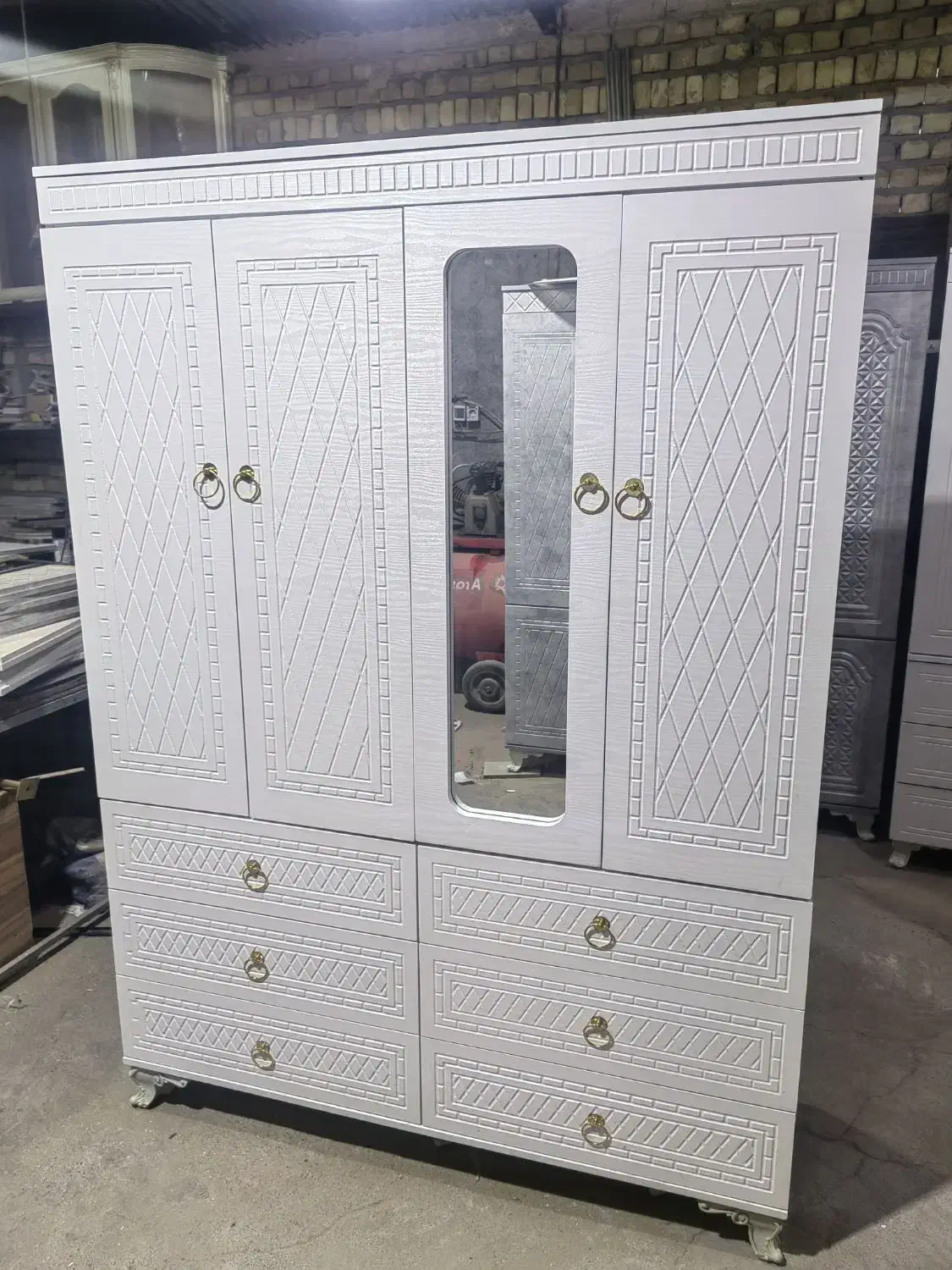 کمد باکس دار سه تیکه|جاکفشی، کمد، دراور|قم, قلعه کامکار|دیوار