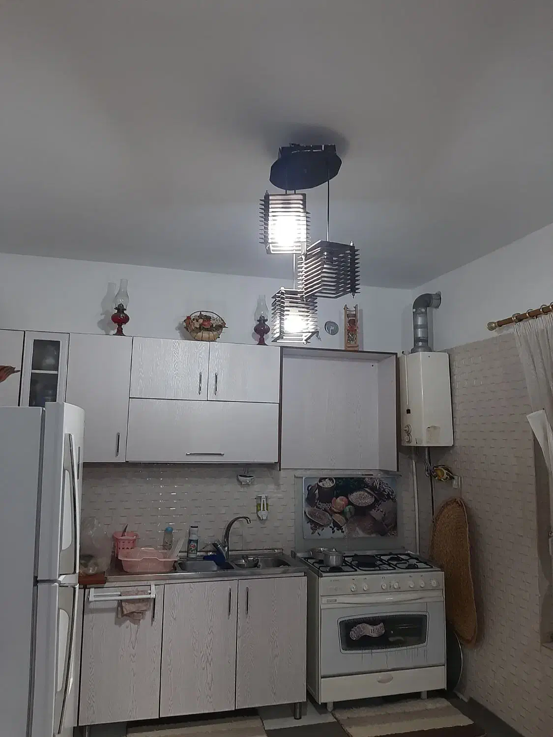 لوستر سه شاخه|لوستر و چراغ آویز|تهران, جی|دیوار