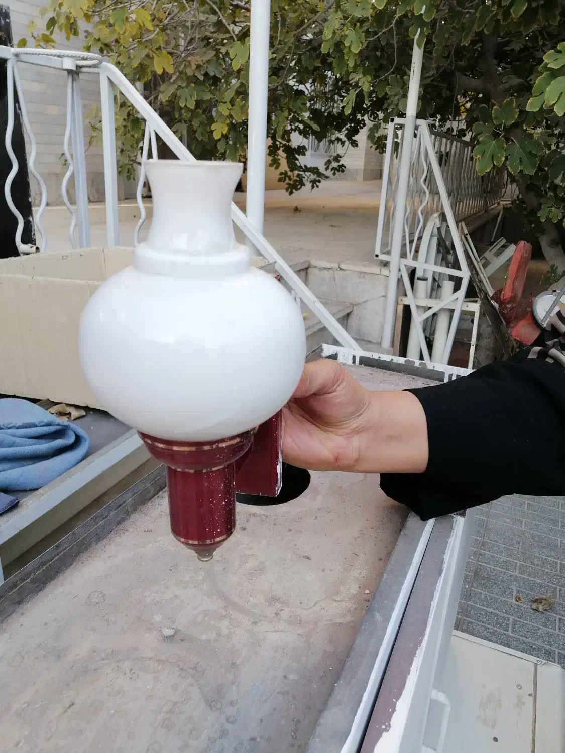 دو عدد لوستر  و روشنایی تک لامپ|لوستر و چراغ آویز|کرمان, |دیوار