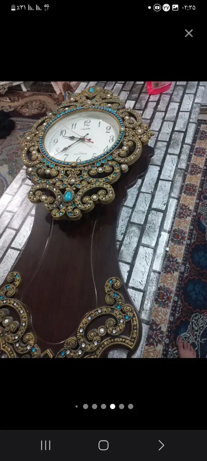 ساعت دیواری|ساعت دیواری و تزئینی|کاشان, باغ ماجد|دیوار