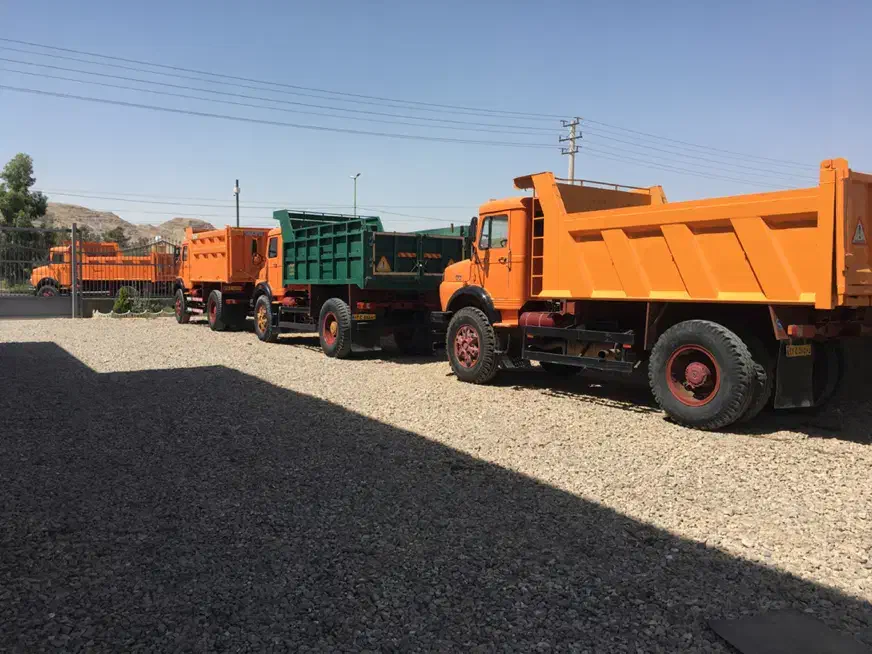 بنز تک کمپرسی زیرمایلر کمپرسی،باری|خودرو سنگین|اصفهان, آبشار|دیوار