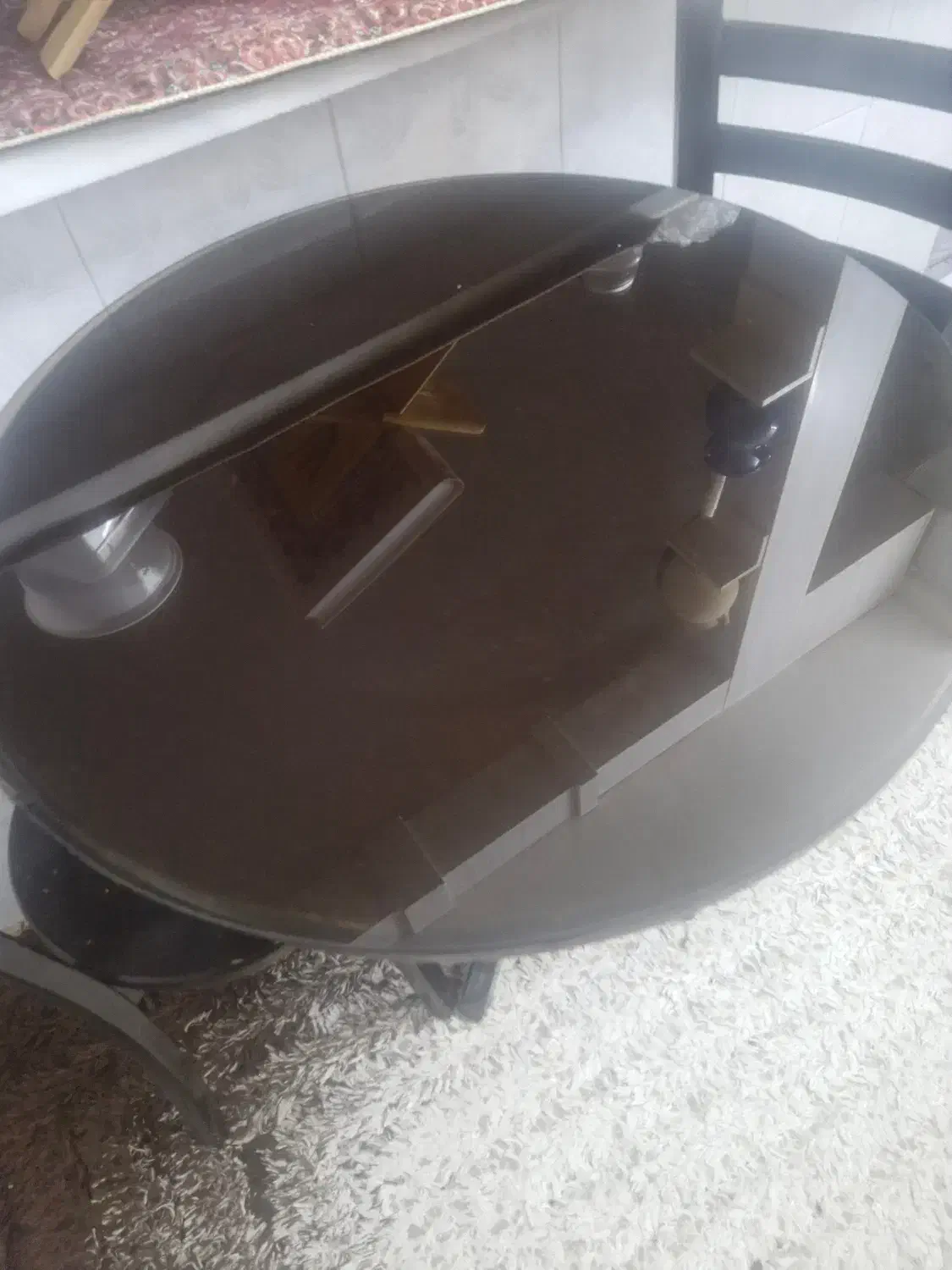 میزغذاخوری دو نفره چوبی محکم و سالم|میز و صندلی غذاخوری|ساوه, |دیوار