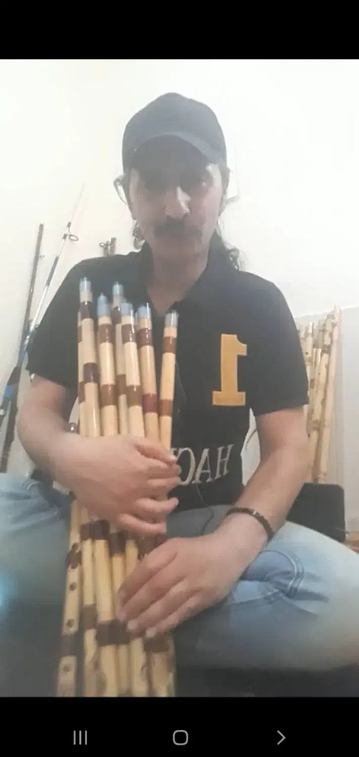 نی هفت بند استاد بختیار رنجبر|سازهای بادی|اردبیل, |دیوار