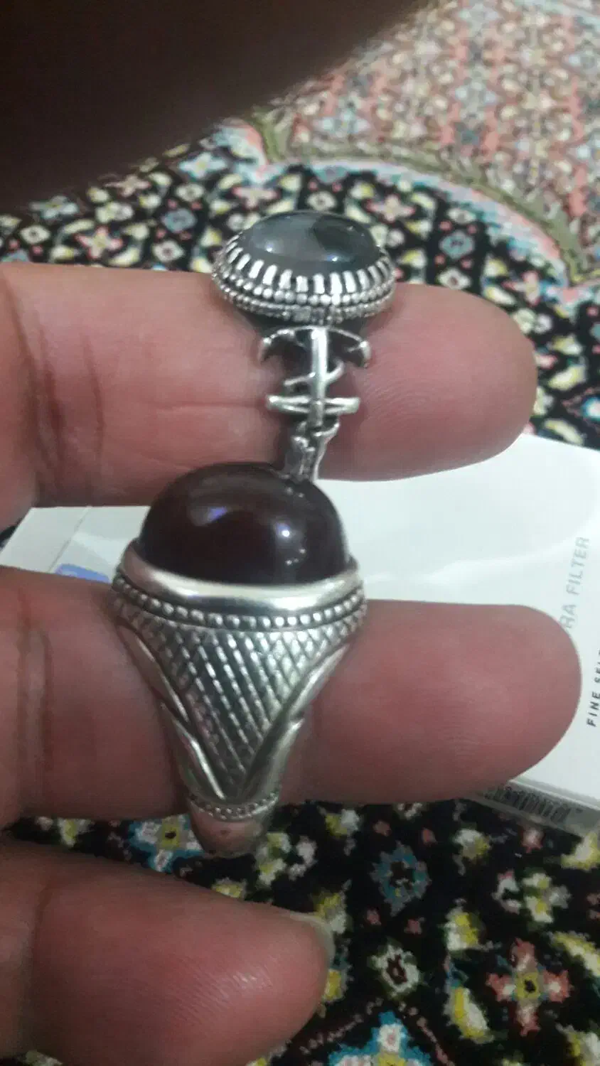 دو عدد انگوشتر  دست ساز سنگین|کلکسیون اشیاء عتیقه|نقده, |دیوار