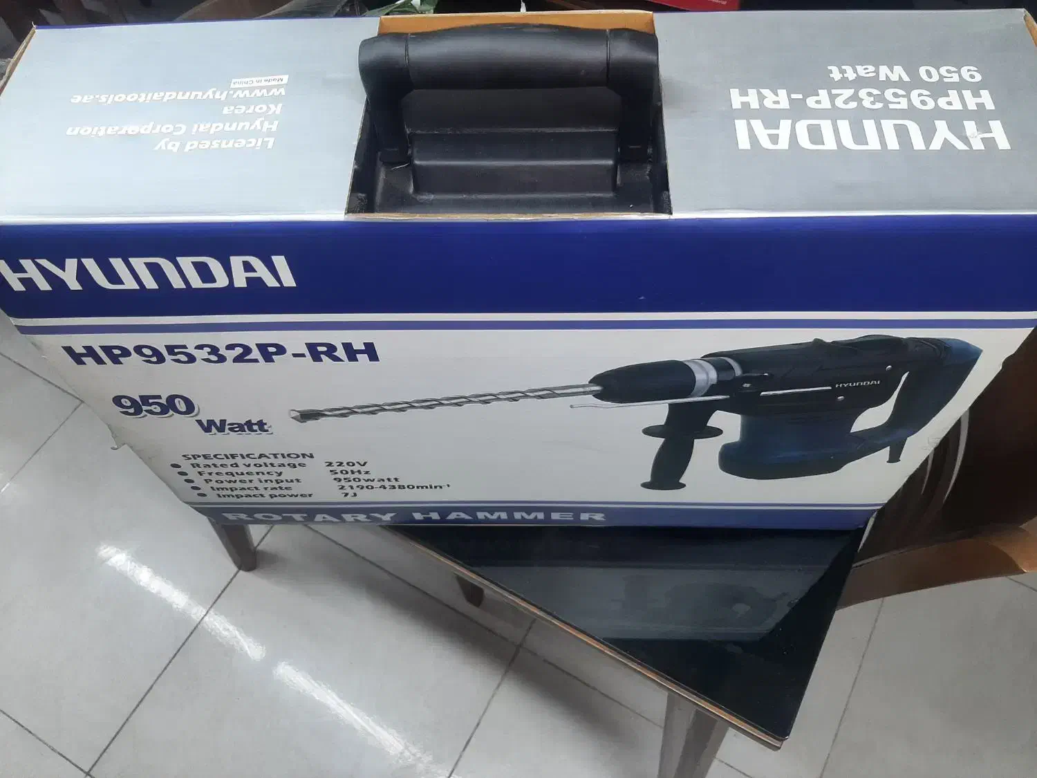 دریل بتن کن هیوندای مدHP9532|ابزارآلات|باقرشهر, |دیوار