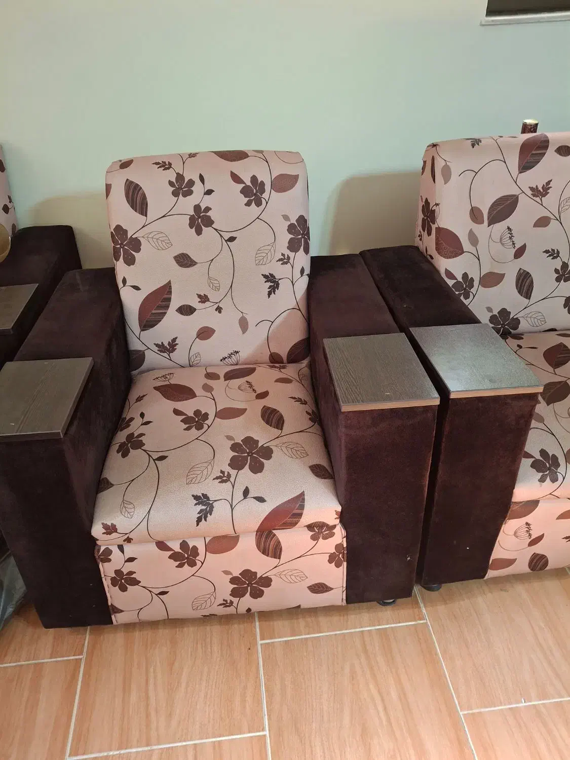 مبل هفت ففره و میز وسط و عسلی|مبلمان خانگی و میز عسلی|هادی شهر, |دیوار