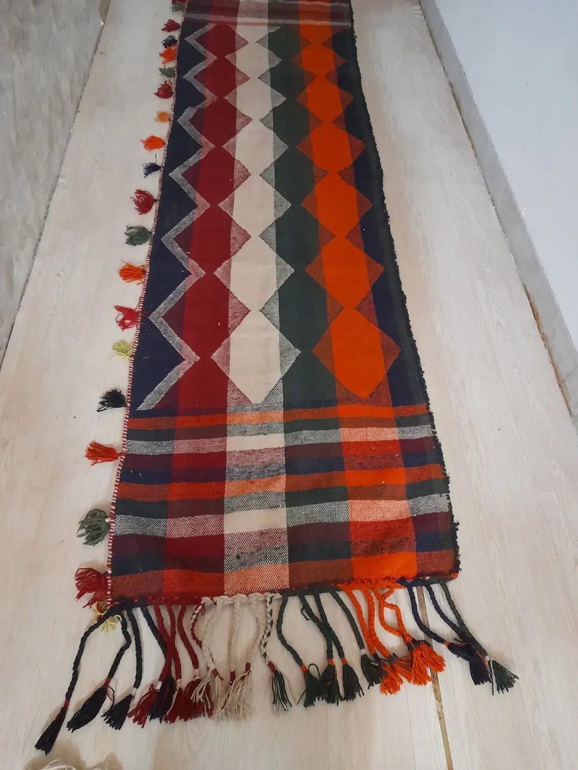 کناره دستبافت سنتی|گلیم، جاجیم، گبه|شیراز, قصرالدشت|دیوار