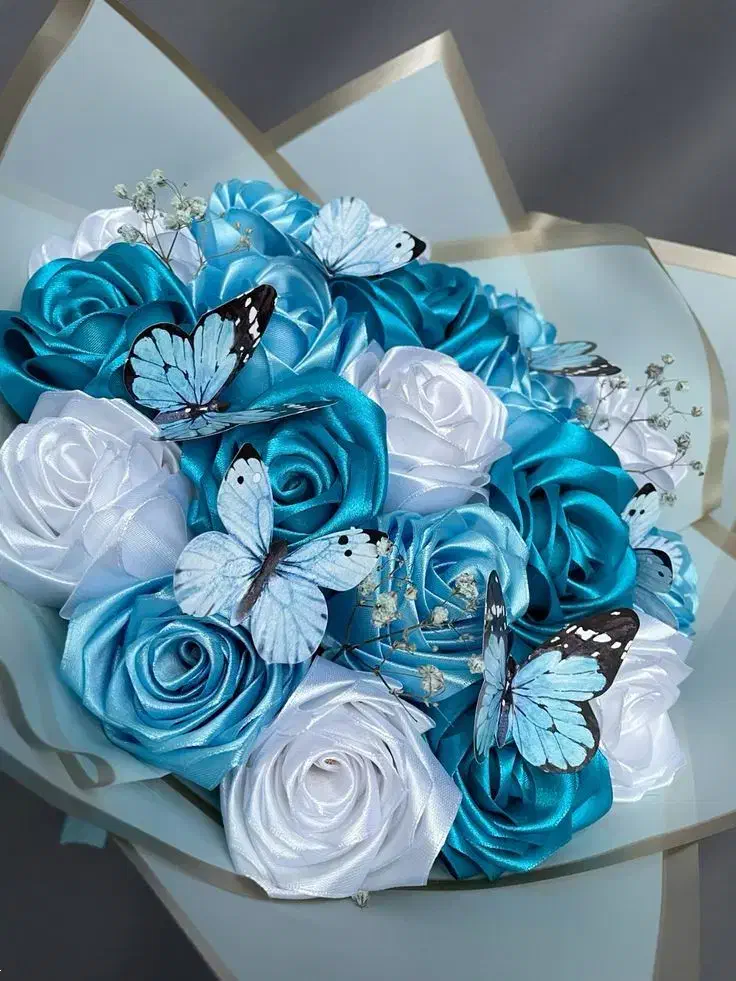 گل روبانی / دسته گل عروس|گل مصنوعی|تهران, خلیج فارس|دیوار