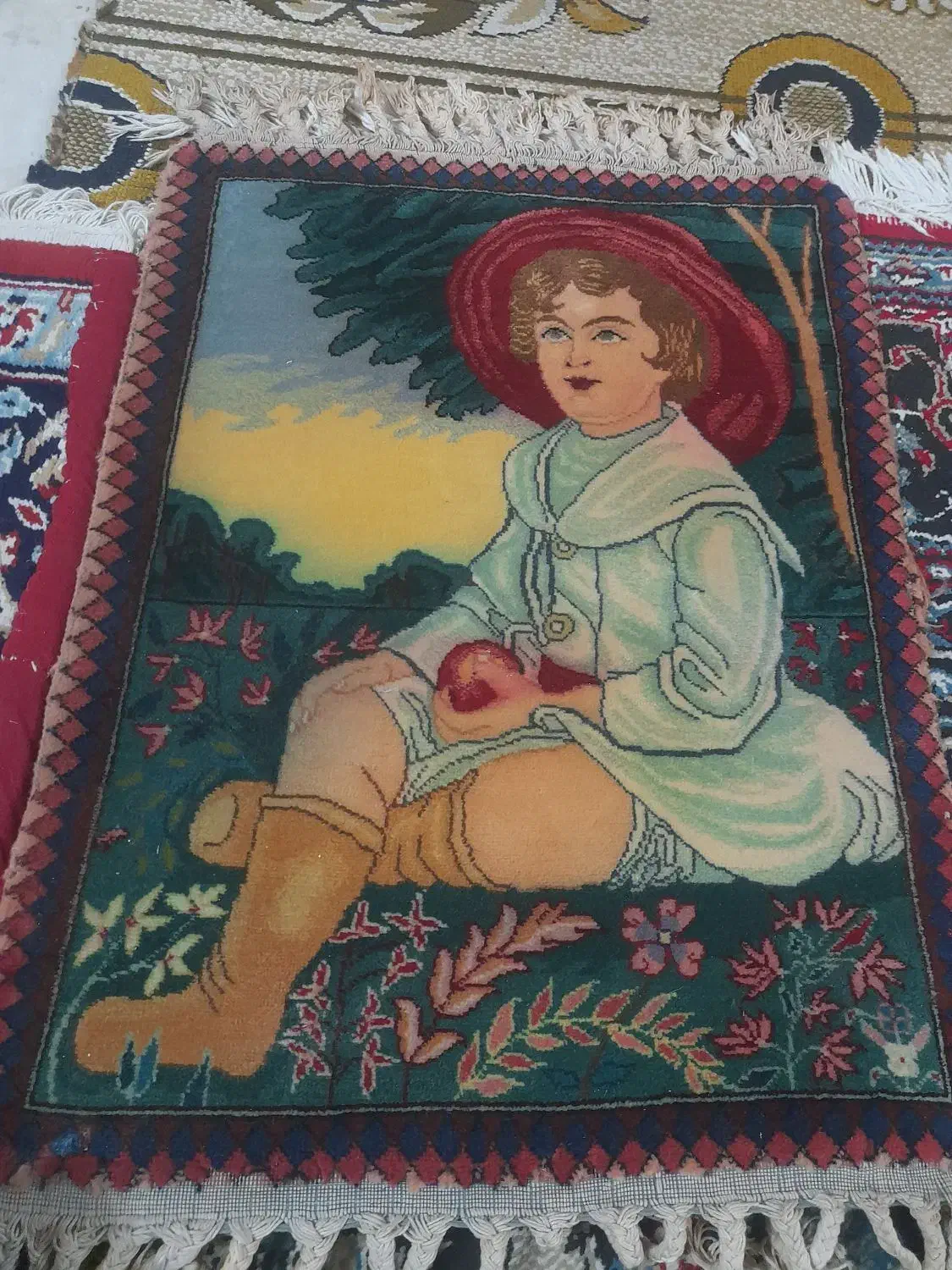 تابلو فرش  ابریشم دستبافت|تابلو فرش|رشت, جماران|دیوار