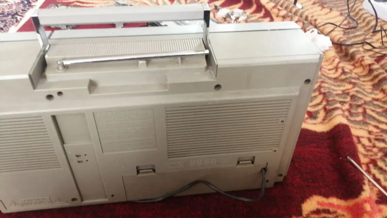 رادیو ضبط آکایی ساخت ژاپن|سیستم صوتی خانگی|آباده, |دیوار