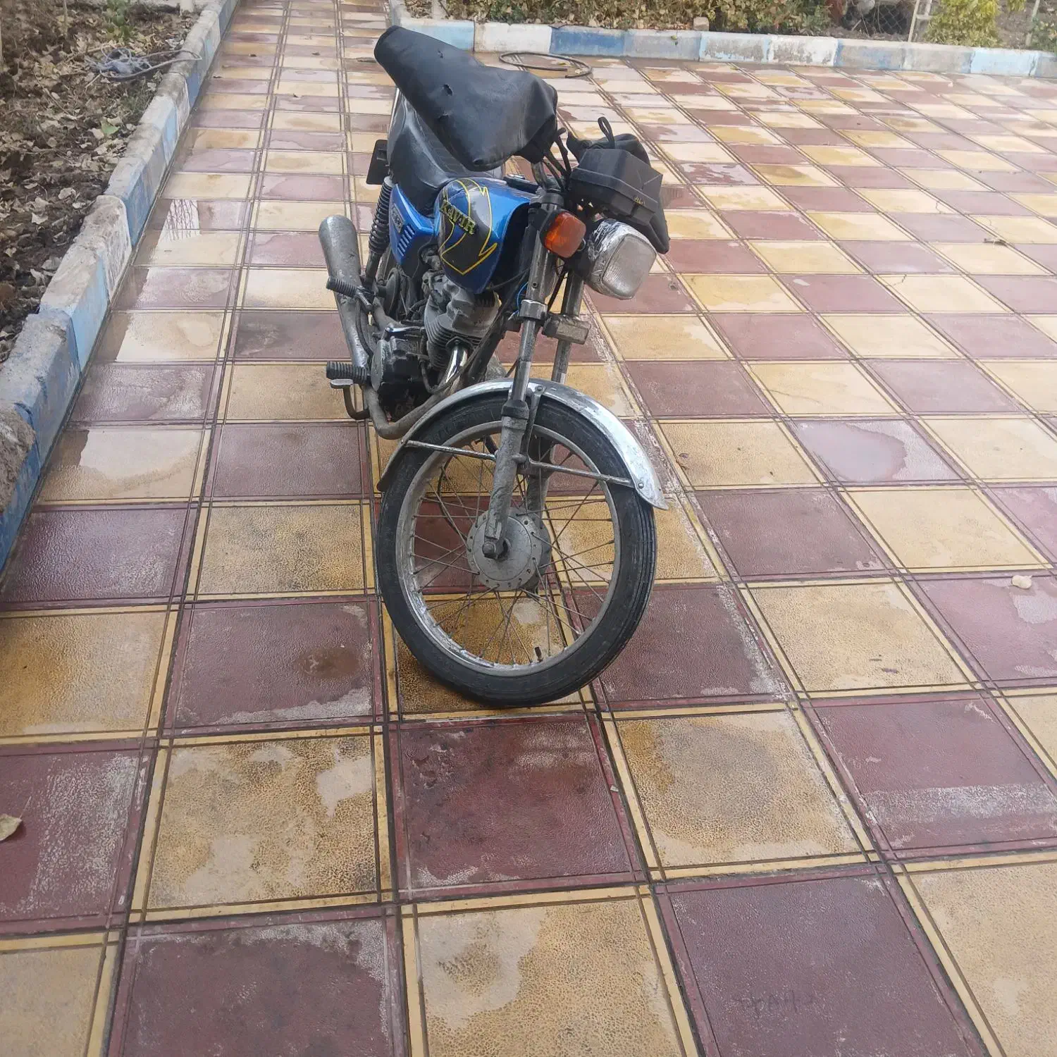 موتور هندامدل۸۷ رنگ ابی|موتورسیکلت|پاکدشت, کبودگنبد|دیوار