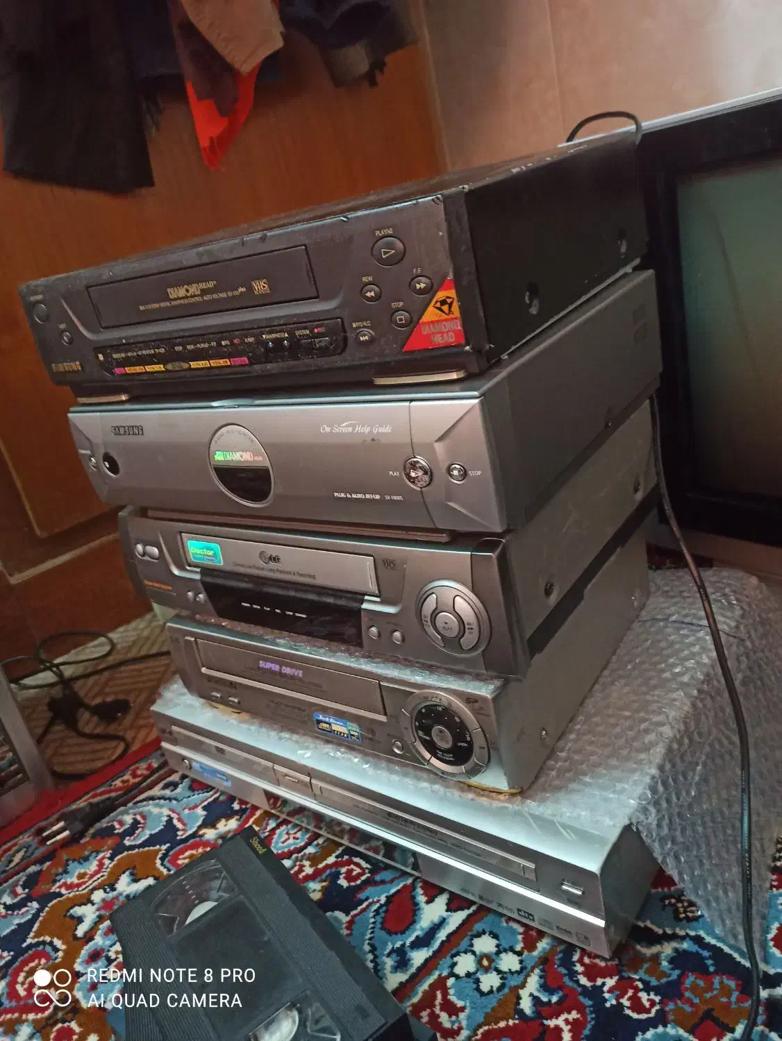 ویدیوقدیمیVHS|پخش‌کننده DVD و ویدیو|بهبهان, |دیوار