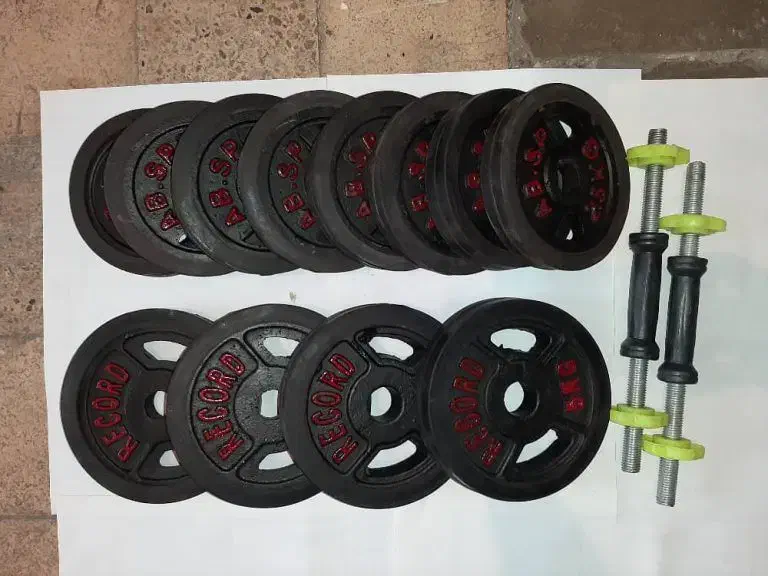 دوتا دمبل جمعا ۳۰ کیلو|تجهیزات ورزشی|اردبیل, |دیوار