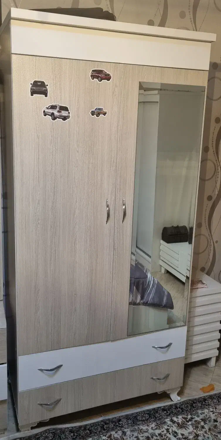 سرویس خواب نوجوان ۷ تکه|تخت و سرویس خواب|ورامین, ورامین|دیوار