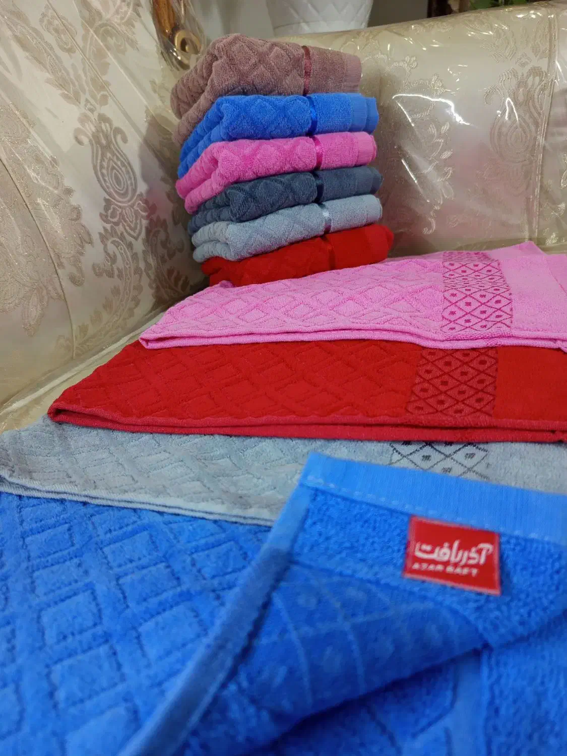 حوله دست و صورت|سفره، حوله، دستمال آشپزخانه|پاکدشت, پاکدشت (مامازند)|دیوار