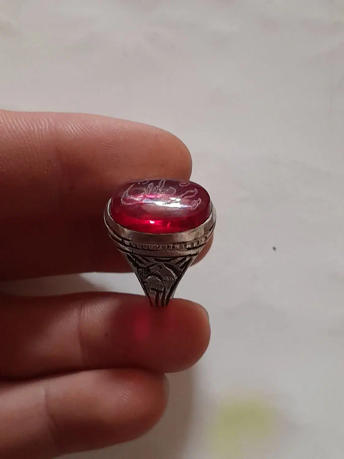 انگشتر نقره قدیمی|جواهرات|فسا, |دیوار