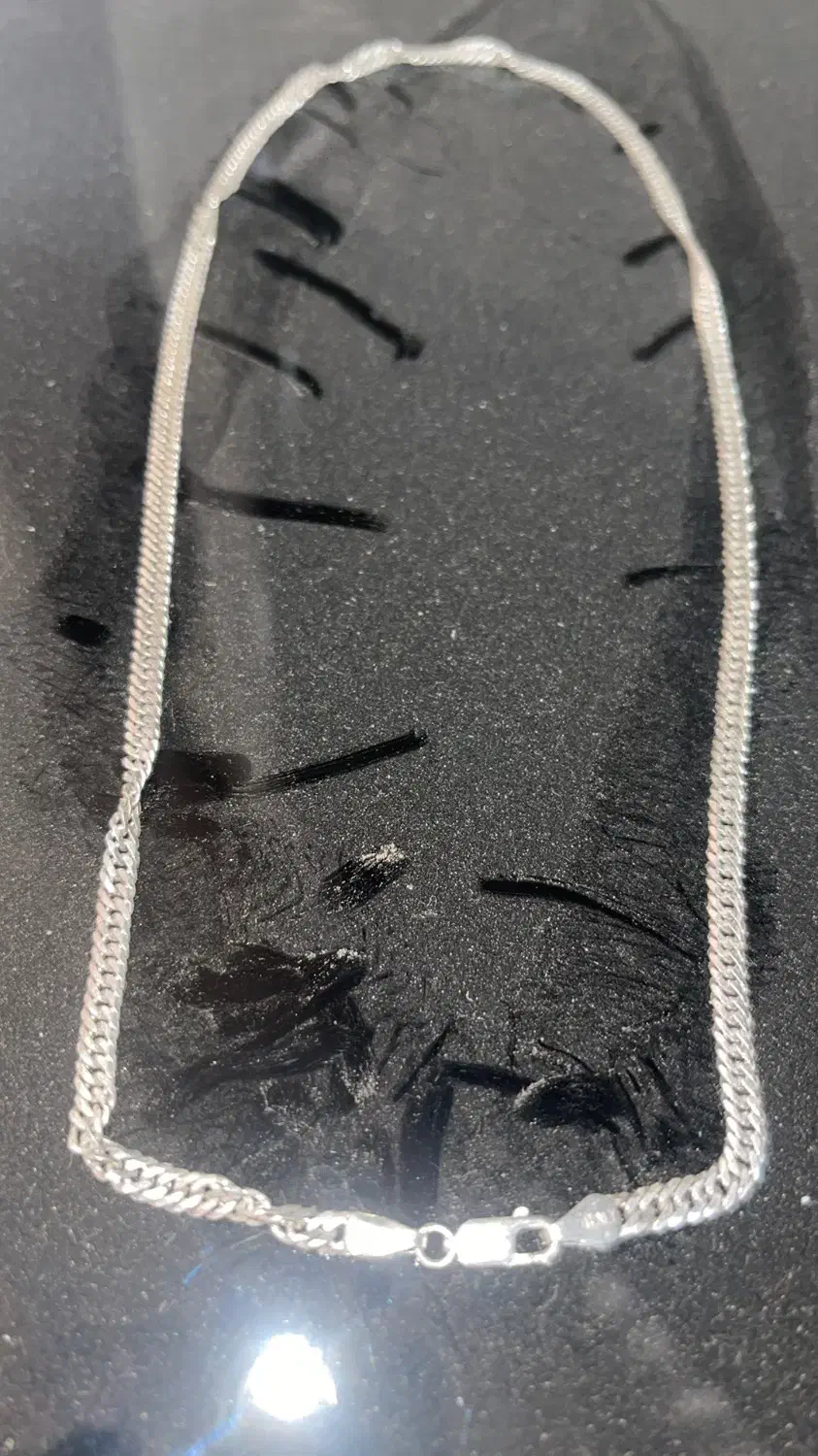 زنجیر نقره ایتالیا|جواهرات|قم, باجک سه|دیوار