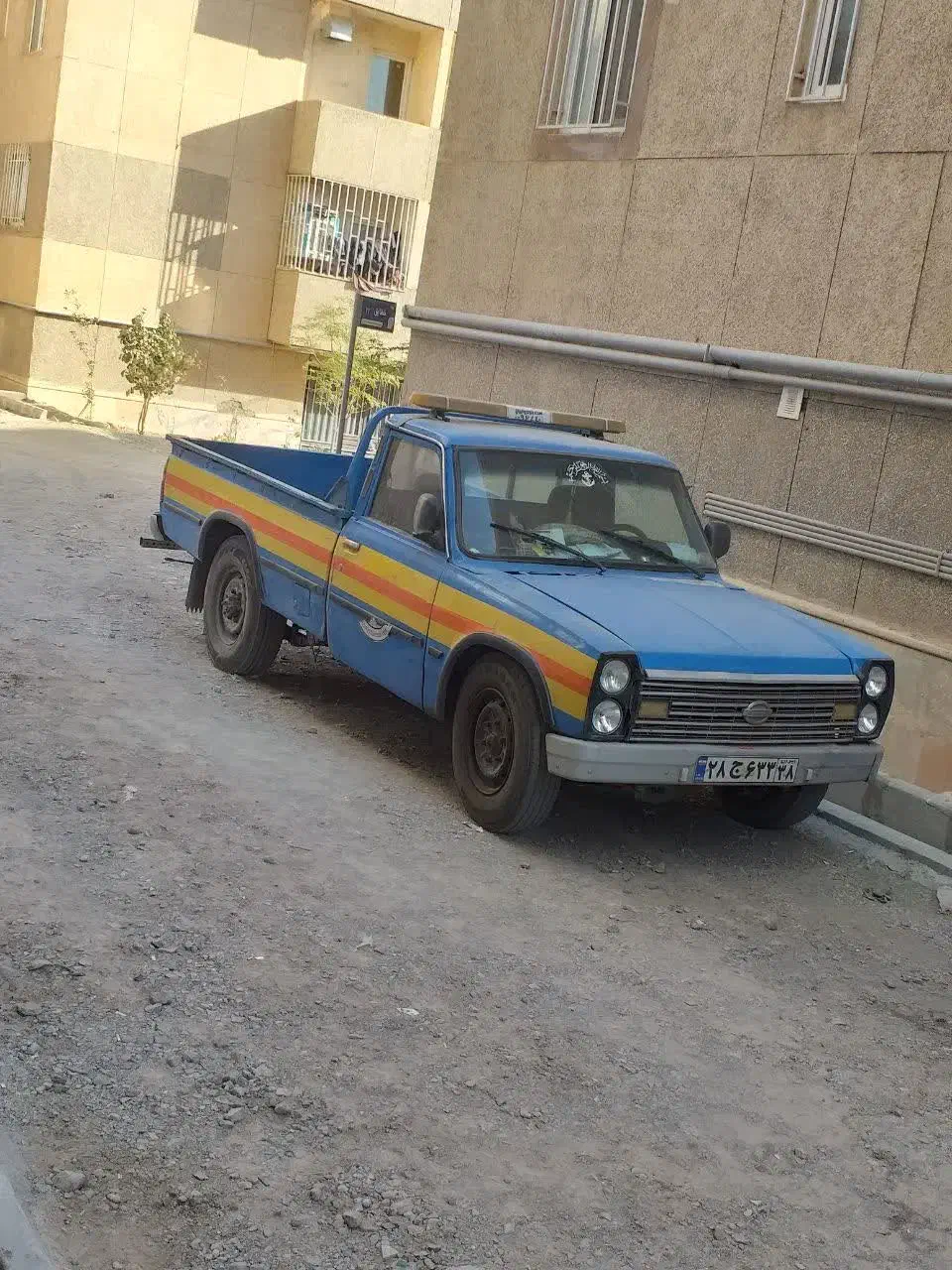 نیسان وانت جرثقیل دار مدل 91 دوگانه سوز|خودرو سواری و وانت|صفادشت, |دیوار