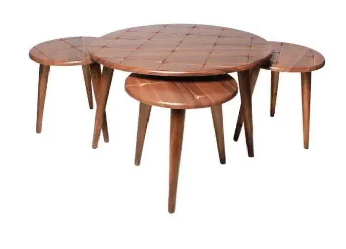 جلو مبلی گرد و مستطیل|مبلمان خانگی و میز عسلی|یزد, |دیوار