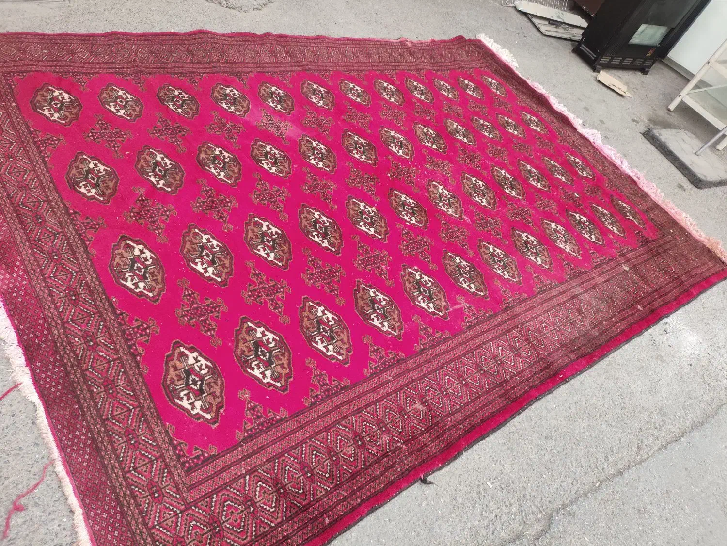 فرش 6 متر دست بافت ترکمن|فرش|گلپایگان, |دیوار