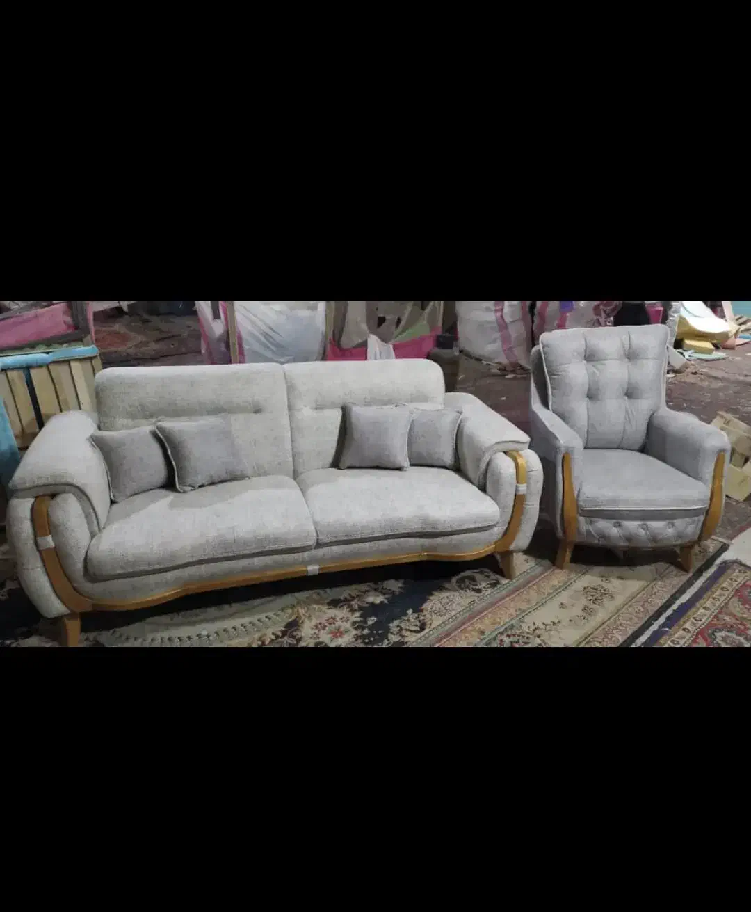 مبلمان اعتماد با شرایط فروش ویژه زیر قیمت بازار|مبلمان خانگی و میز عسلی|آباده, |دیوار