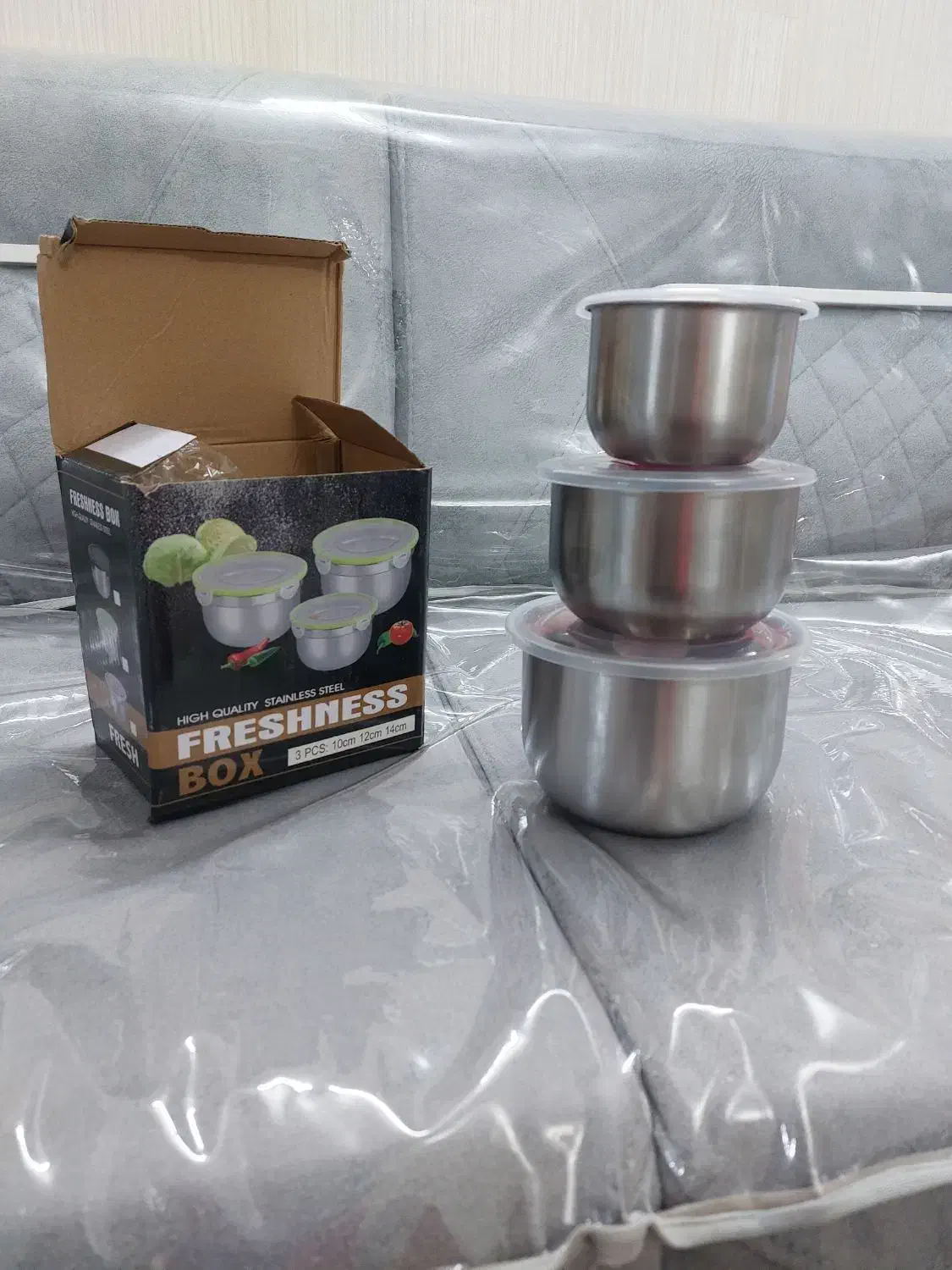 ظروف استیل|ظروف نگهدارنده، پلاستیکی، یک‌بارمصرف|بروجرد, |دیوار