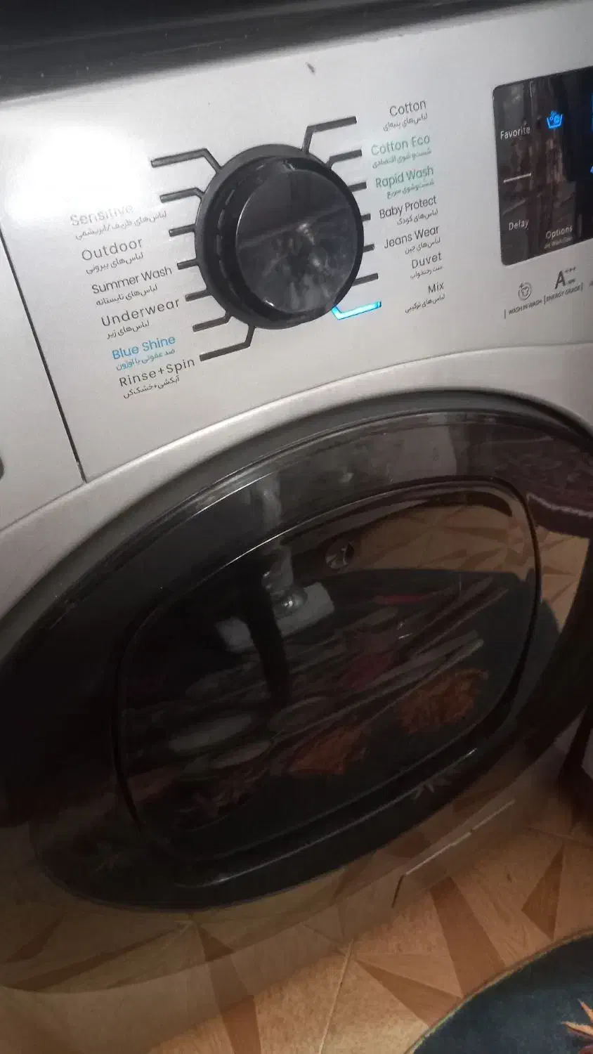 لباسشویی۹کیلویی کره ای اسنوا|ماشین لباسشویی و خشک‌کن لباس|اصفهان, ملک‌شهر|دیوار