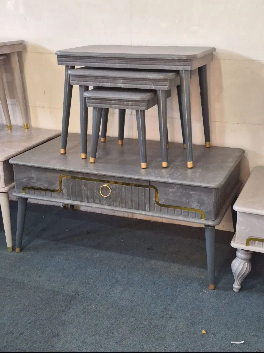 عسلی ۳تیکه ۱۹۵۰|مبلمان خانگی و میز عسلی|تایباد, |دیوار