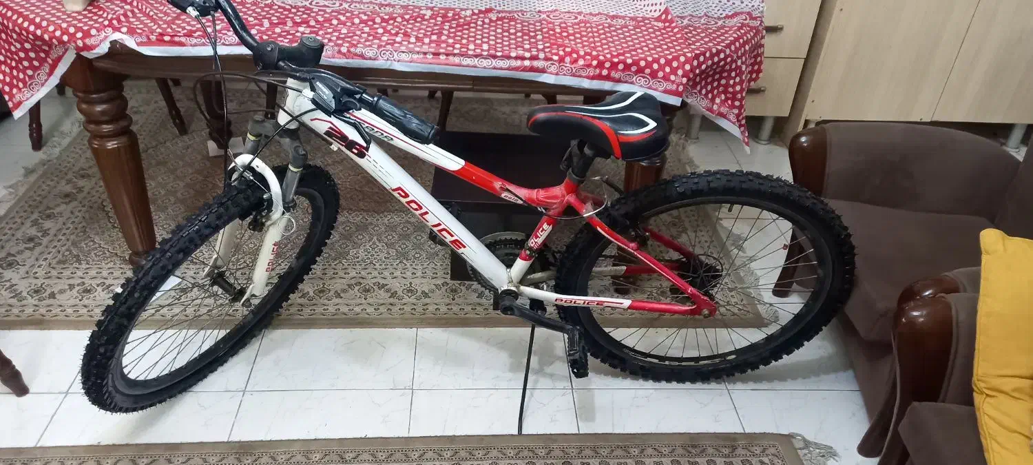 دوچرخه ۲۶ پلیس دنده ای در حد نو الومنیم|دوچرخه، اسکیت، اسکوتر|شیراز, گلشن|دیوار