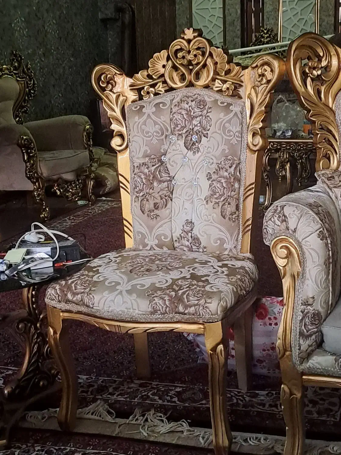 مبل سلطنتی ۹ نفره|مبلمان خانگی و میز عسلی|همدان, |دیوار