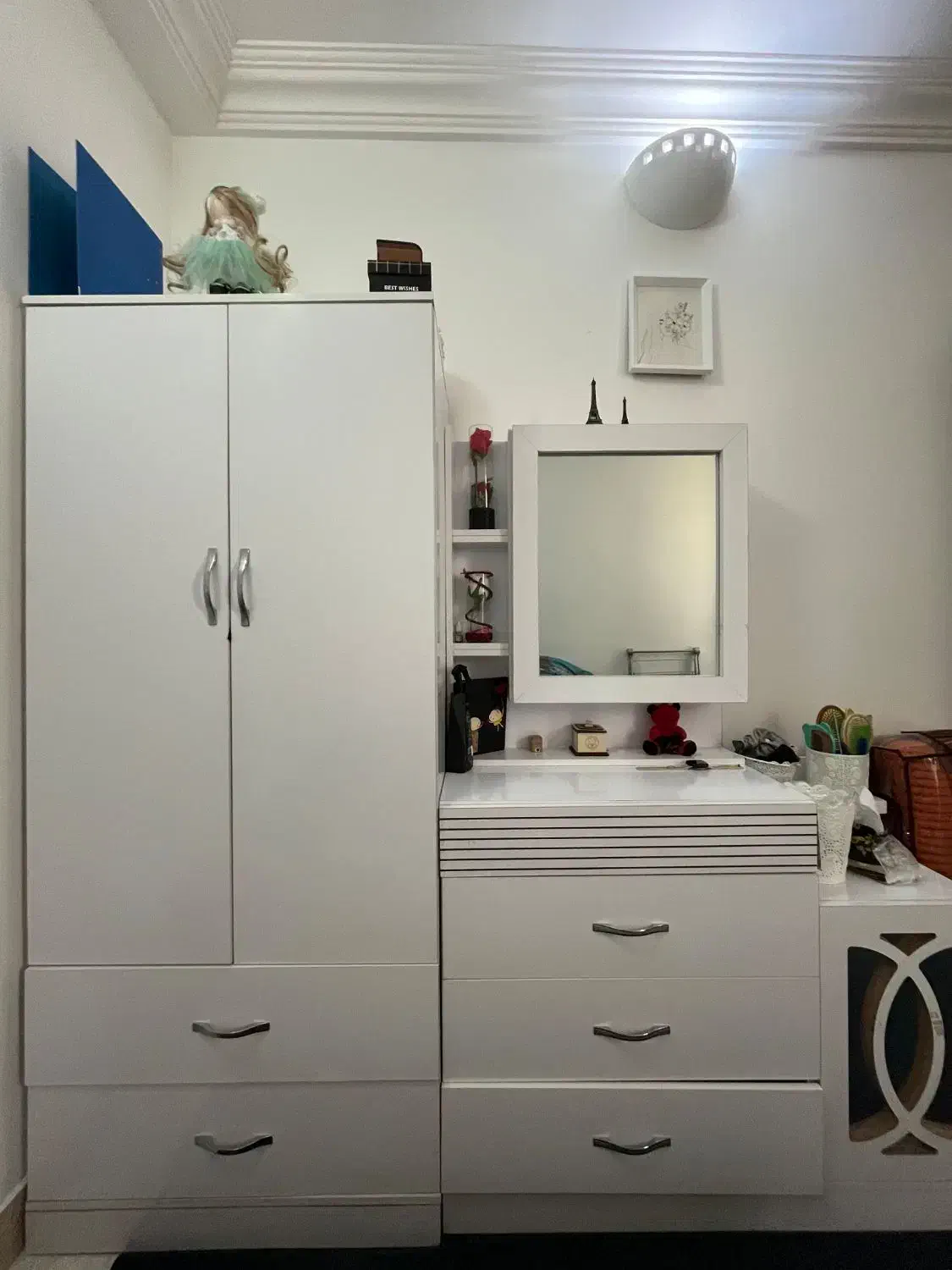 دراور و کمد ومیز تلویزیون با هم فروخته میشود|جاکفشی، کمد، دراور|ساری, |دیوار