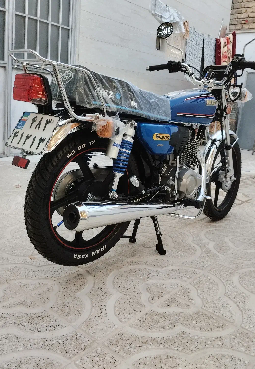 متین200آبی خشک کم کارکرد قسطی|موتورسیکلت|ابهر, |دیوار