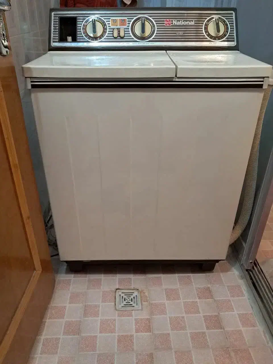 لباسشویی دوقلو ناسیونال|ماشین لباسشویی و خشککن لباس|بهار, |دیوار