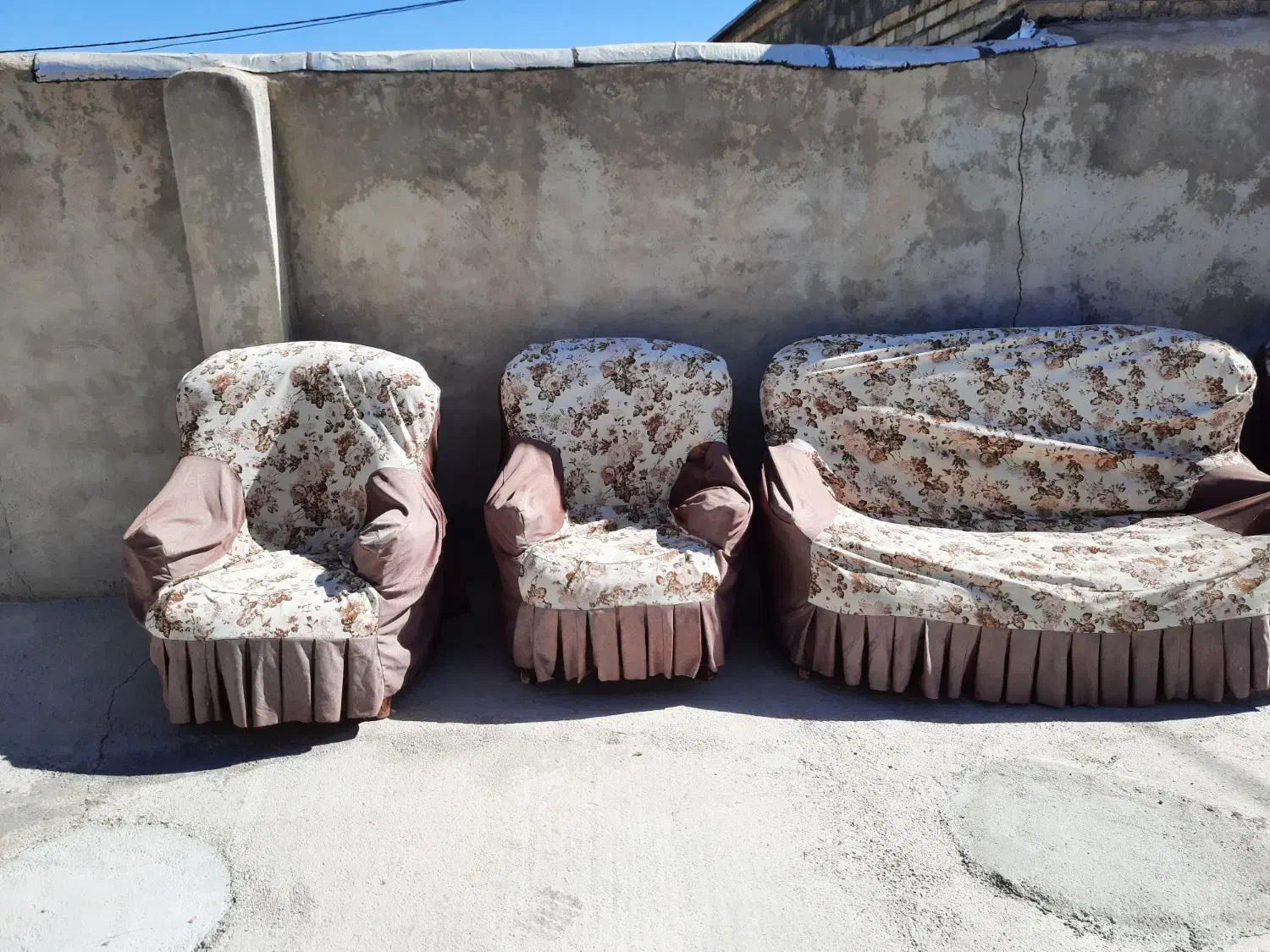 مبل دست دوم ۷ نفره|مبلمان خانگی و میز عسلی|کامیاران, |دیوار