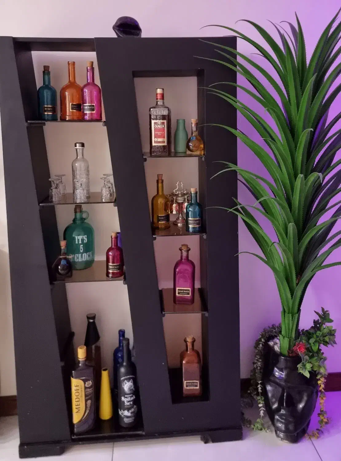 کتابخانه قفسه مشکی|کتابخانه، شلف، قفسه‌های دیواری|تهران, استخر|دیوار