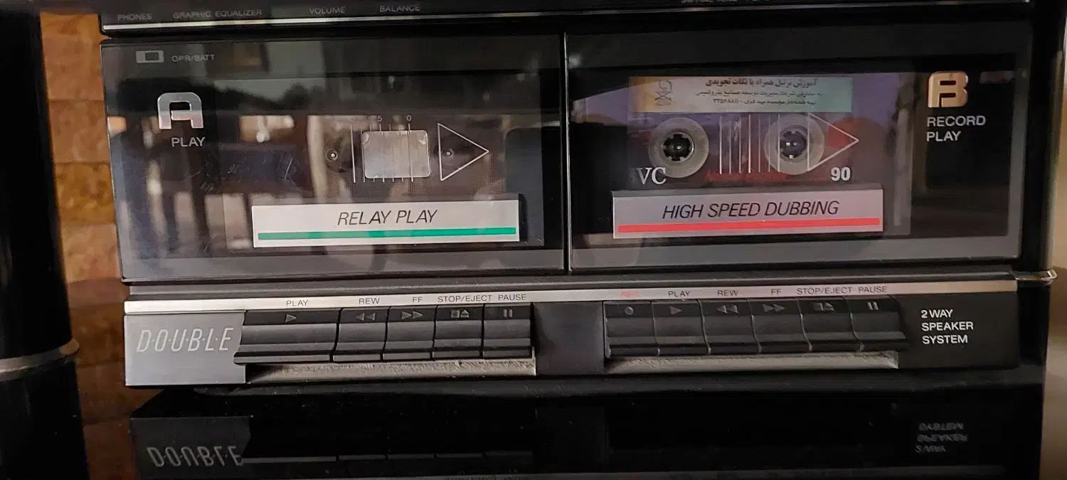 رادیوضبط سونی w365 دوکاسته ژاپن|سیستم صوتی خانگی|تهران, نارمک|دیوار