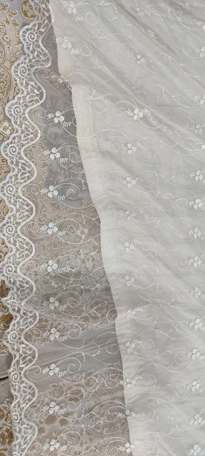 ۲عدد پرده همراه با آستر|پرده، رانر، رومیزی|ایلام, |دیوار