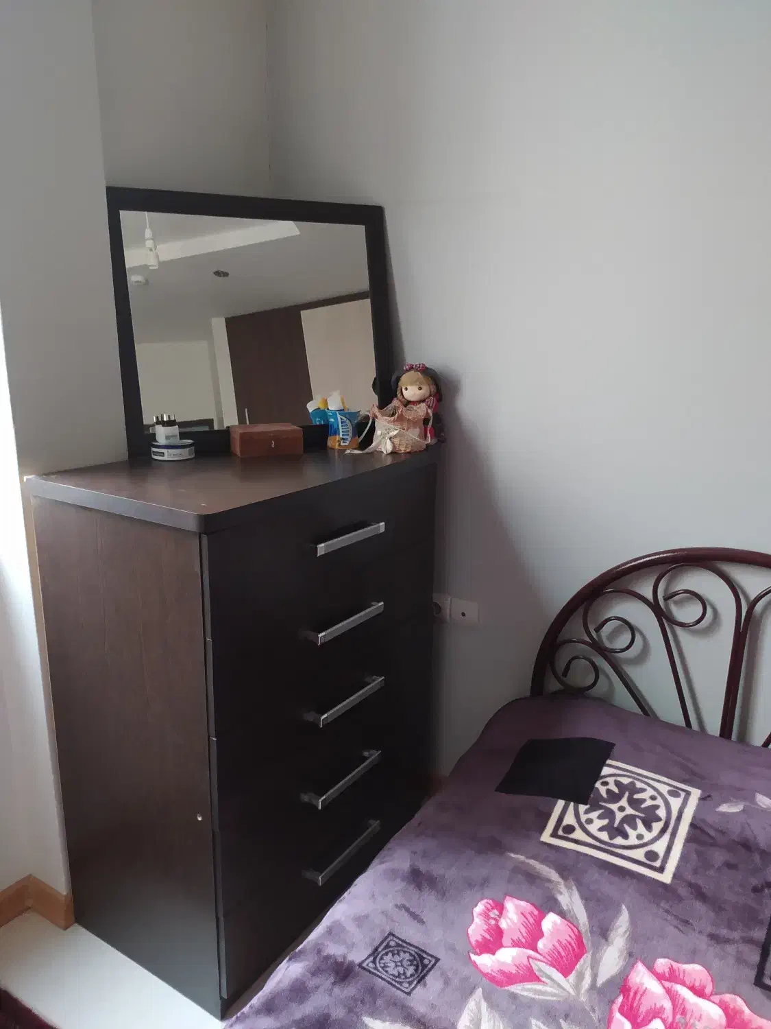 آینه دراور پنج کشو|جاکفشی، کمد، دراور|مشهد, نیروی هوایی|دیوار