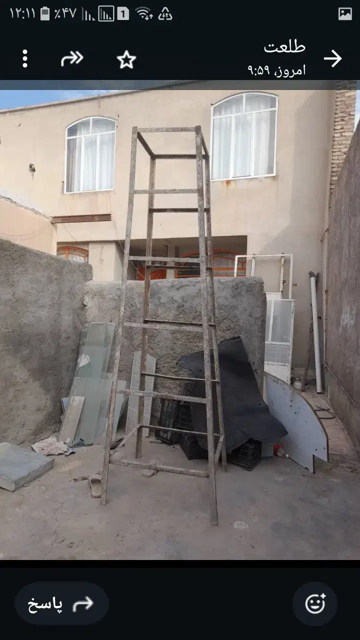 چهار پایه سه متری نبشی چهار|مصالح و تجهیزات ساختمان|سیرجان, |دیوار