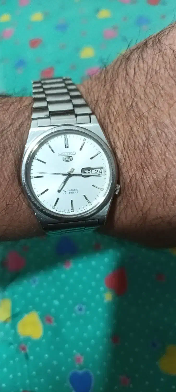 ساعت سیکو ۵ نبضی اتوماتیک اصل ژاپن قدیمی|ساعت|قم, حاج زینل|دیوار