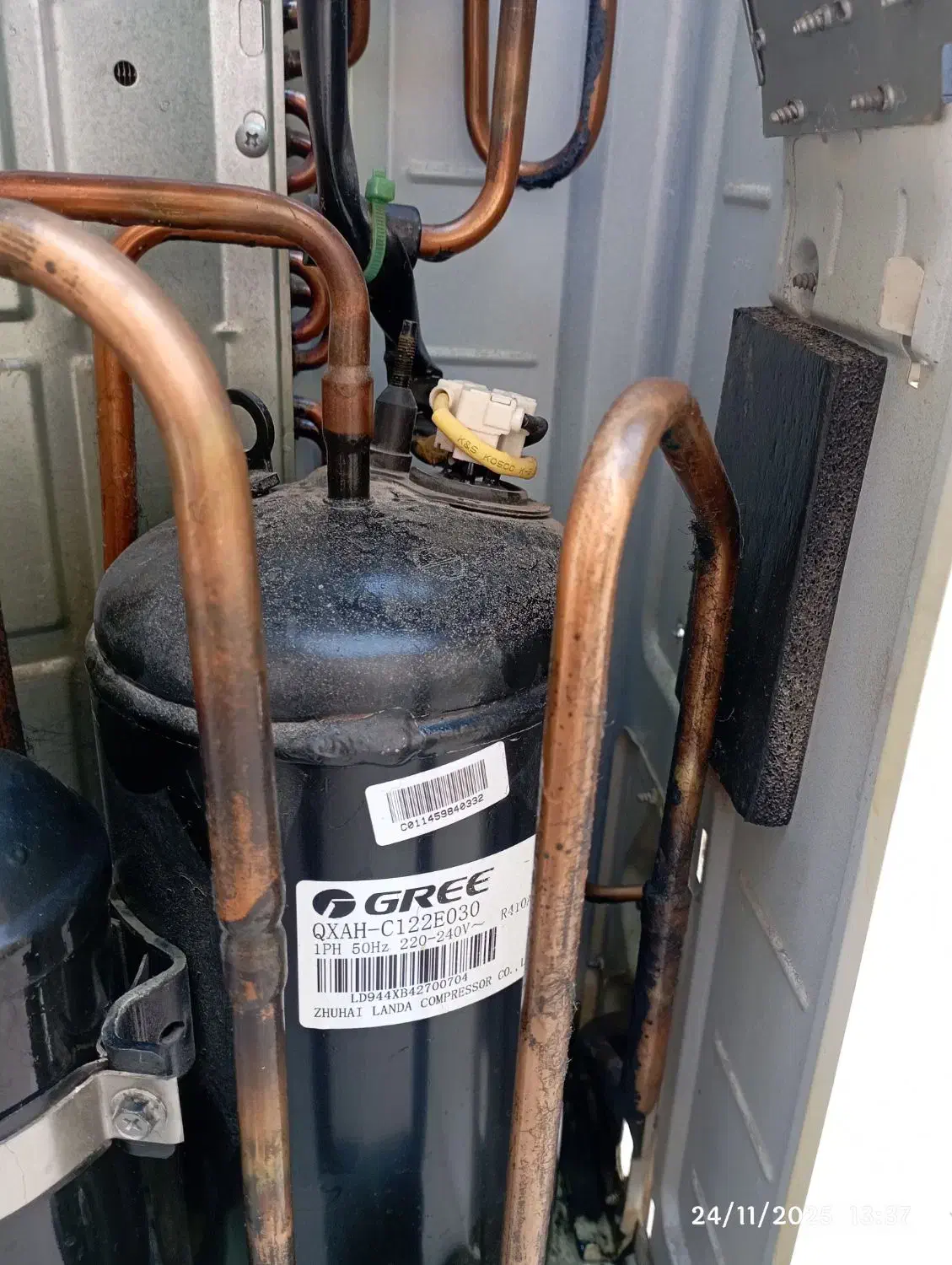 فروش کولرگازی ۱۲۰۰۰گری در حد نو|کولر گازی و فنکوئل|دهلران, |دیوار