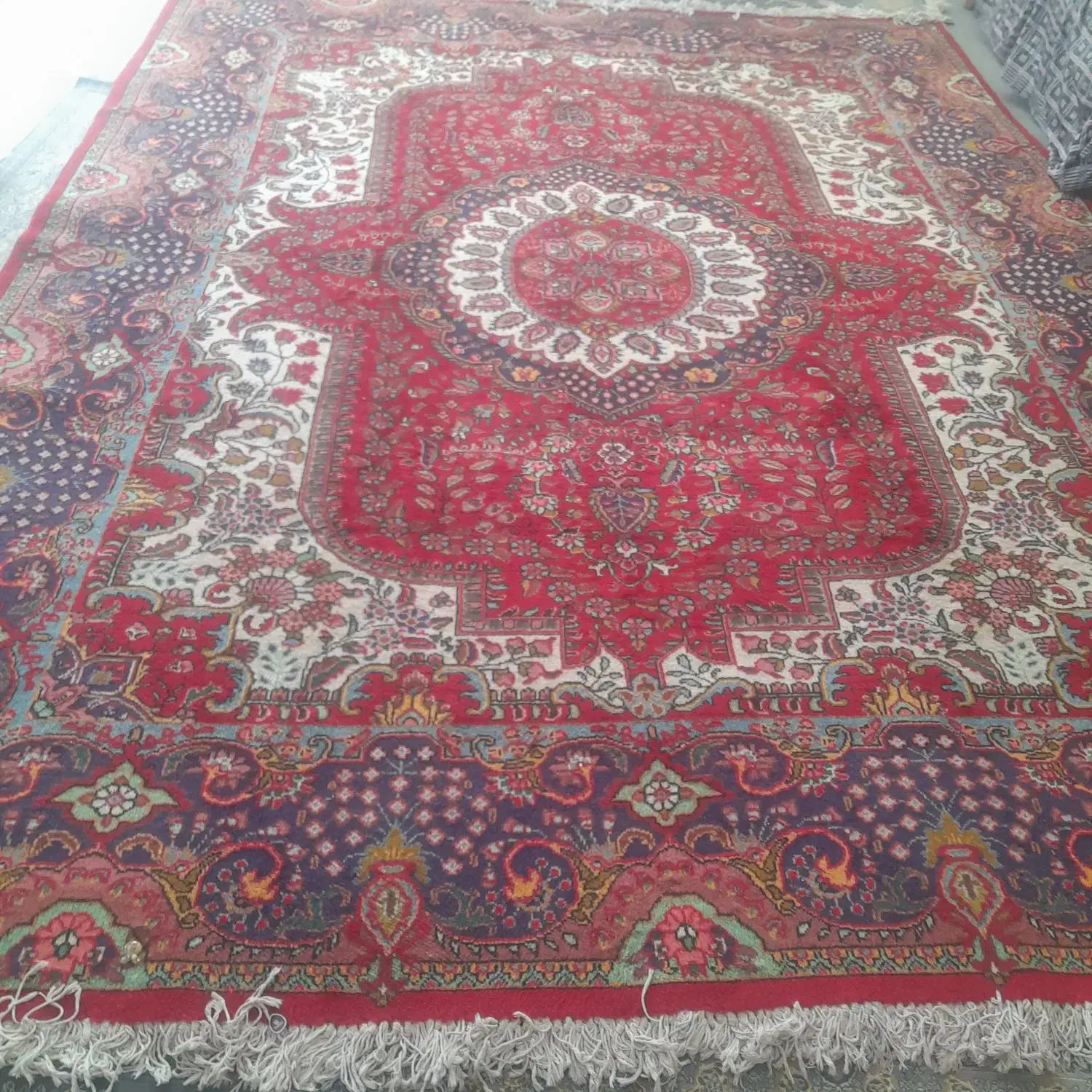 فرش دست بافت تبریز۱۲متری|فرش|مرودشت, ثبت احوال|دیوار